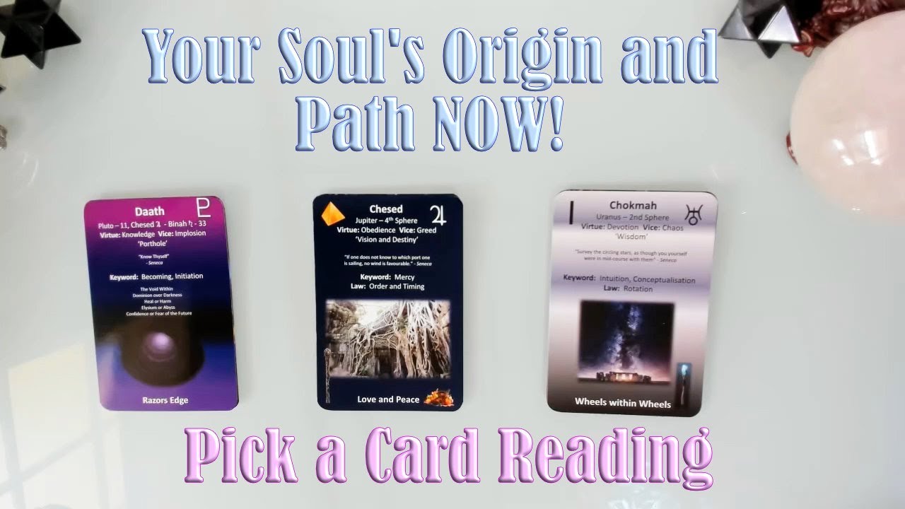 😇😎👼 WHAT IS YOUR SOUL'S ORIGIN STORY AND PATH NOW? 🔮👍 PICK A CARD