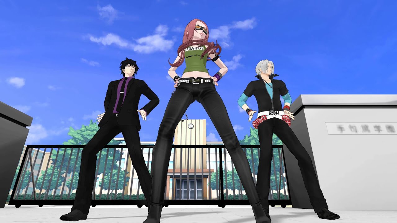 【MMD REBORN】BURNING 【Bianchi&Hibari&Gokudera】