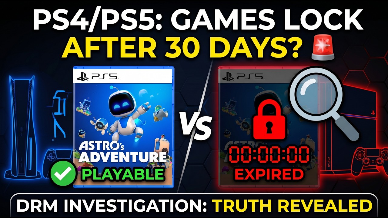 PS4/PS5 30-Day DRM EXPOSED?! 🚨 Game Expiry Investigation & Truth Revealed