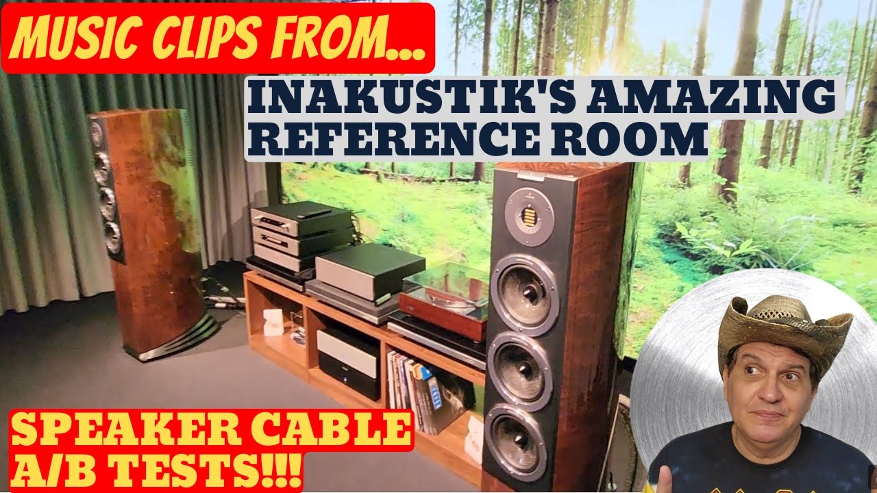 Inside Inakustik's Reference Room: Ear-Opening Speaker Cable Comparison!