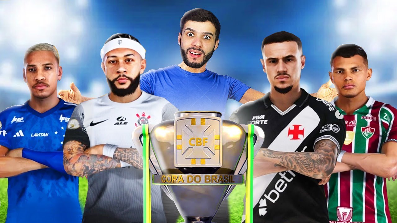 SIMULANDO A COPA DO BRASIL NO PES 2026!