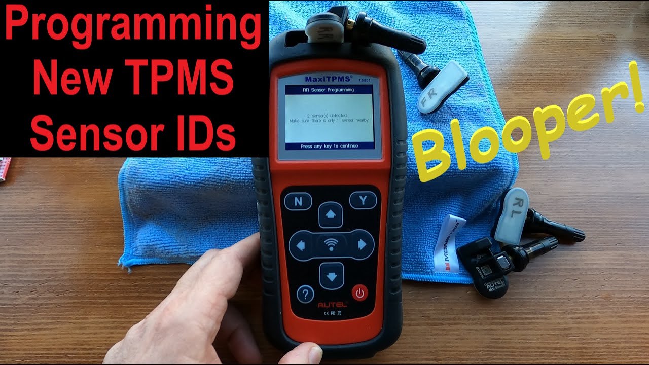 Programming TPMS Sensor IDs | Autel TS501 | Man About Home