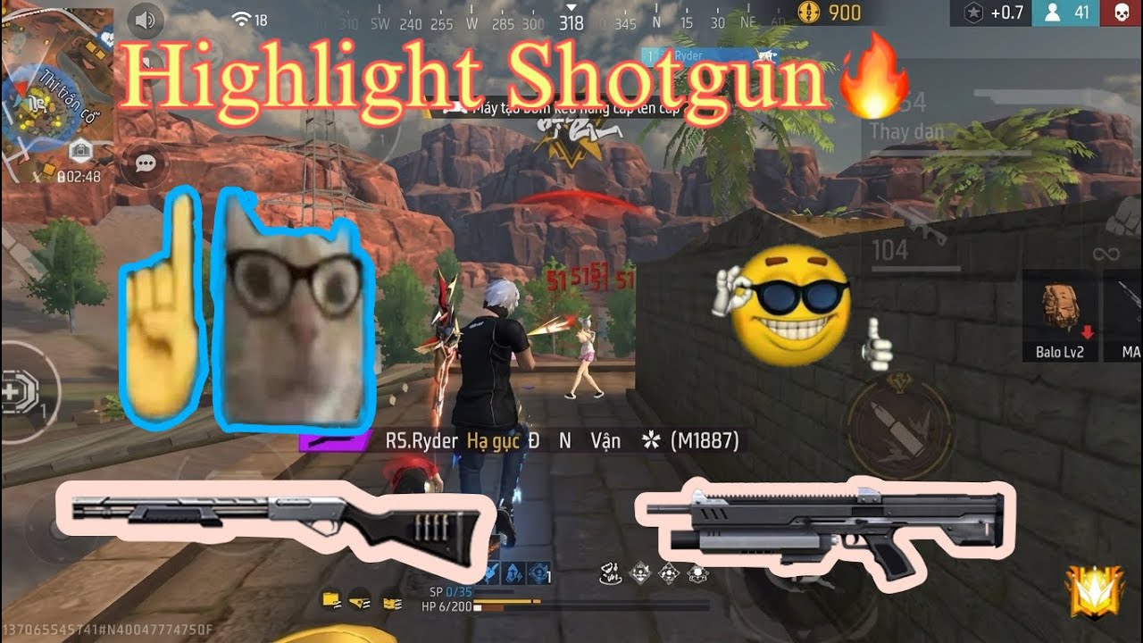 Эффектные моменты с дробовиком [Фотографии из Free Fire]
