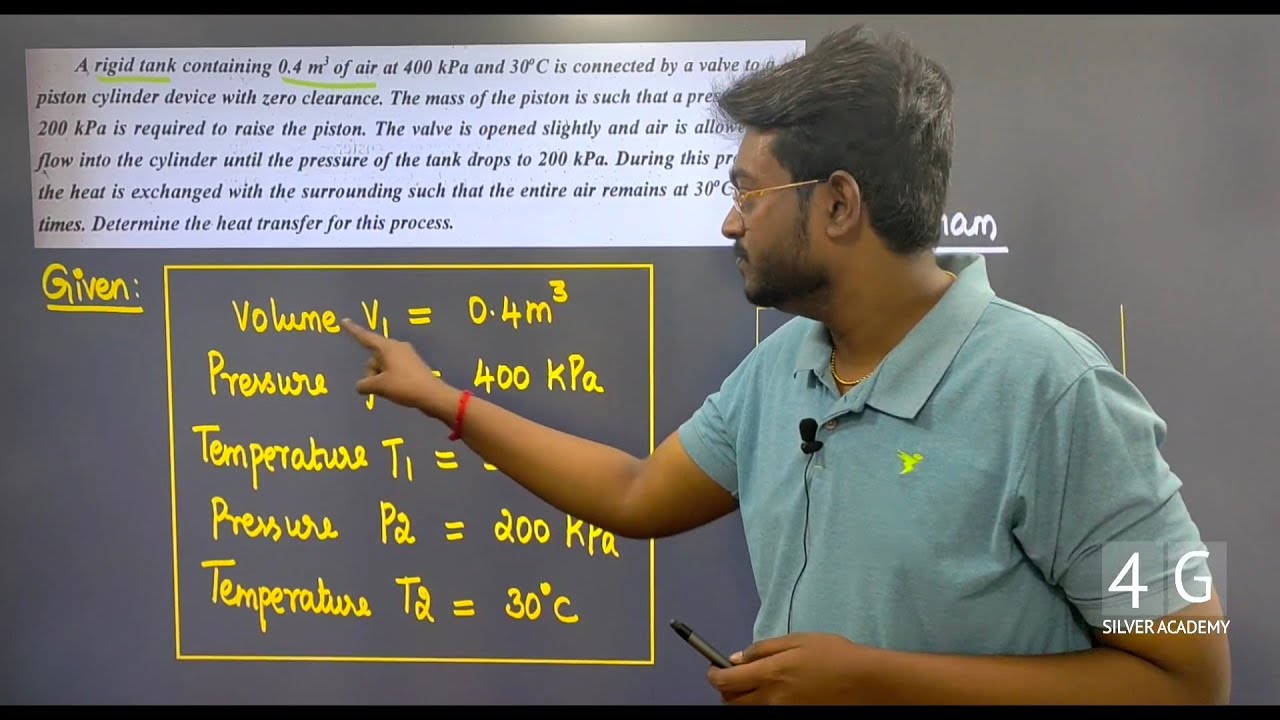 Closed System Problem in Tamil | Engineering Thermodynamics in Tamil | Unit 1 ME3391 Lectures Tamil