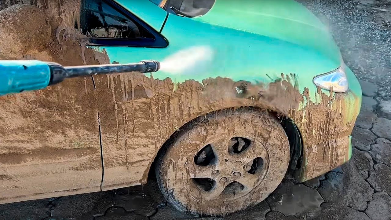 Wash the Dirtiest Mazda Premacy/ Chevrolet Spark/ BMW 325i. Deep exterior detailing car