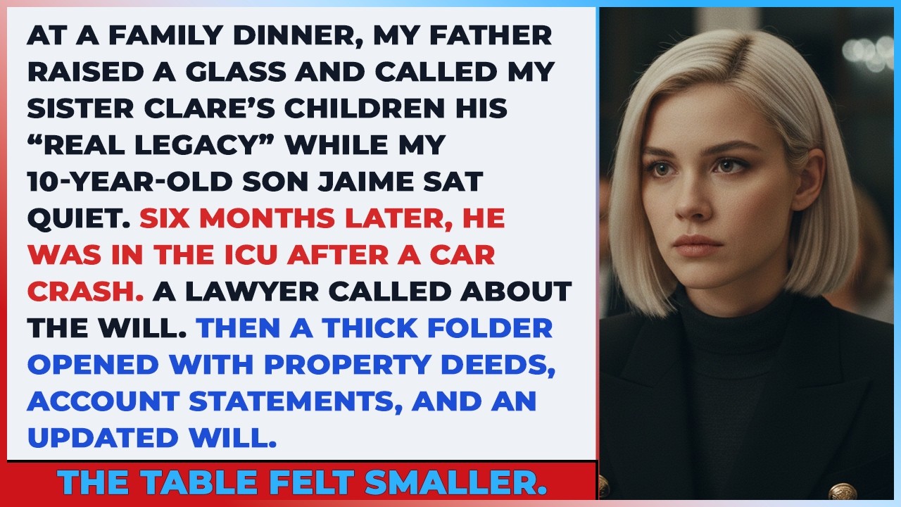 At a Family Dinner He Praised Clare’s “Real Legacy”—Then a Thick Folder Held Property Deeds