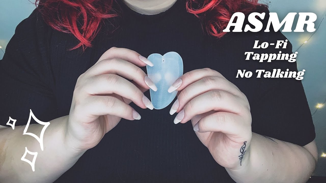 ASMR 🤍Relaxing Lo-Fi Tapping | No Talking 🤍 With Some Subtle Background Breathing