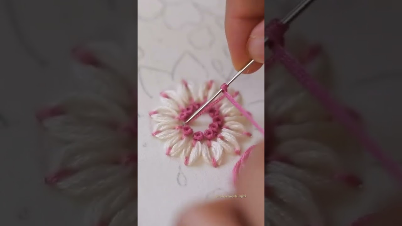 DIY floral embroidery ideas 💞✨ @itsdreamworld-uy8rh