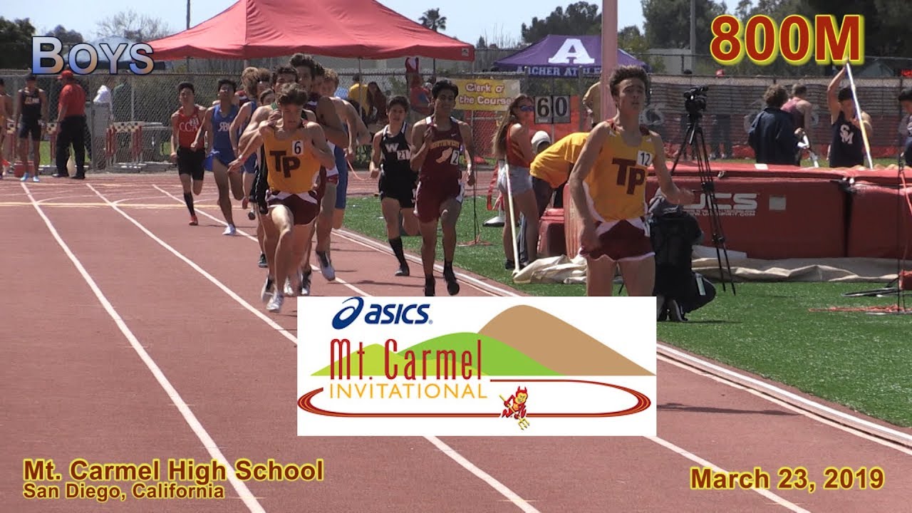 2019 TF - Mt Carmel - 800 (Boys, Heats 1-2 [of 3])
