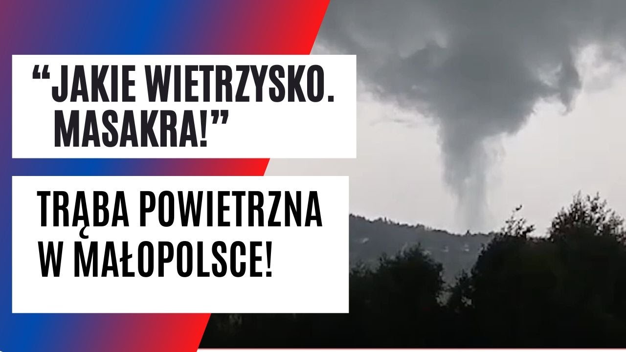 TRĄBA POWIETRZNA w Małopolsce! Lawina BŁOTNA w Tatrach. POGODA przeraża! | FAKT.PL