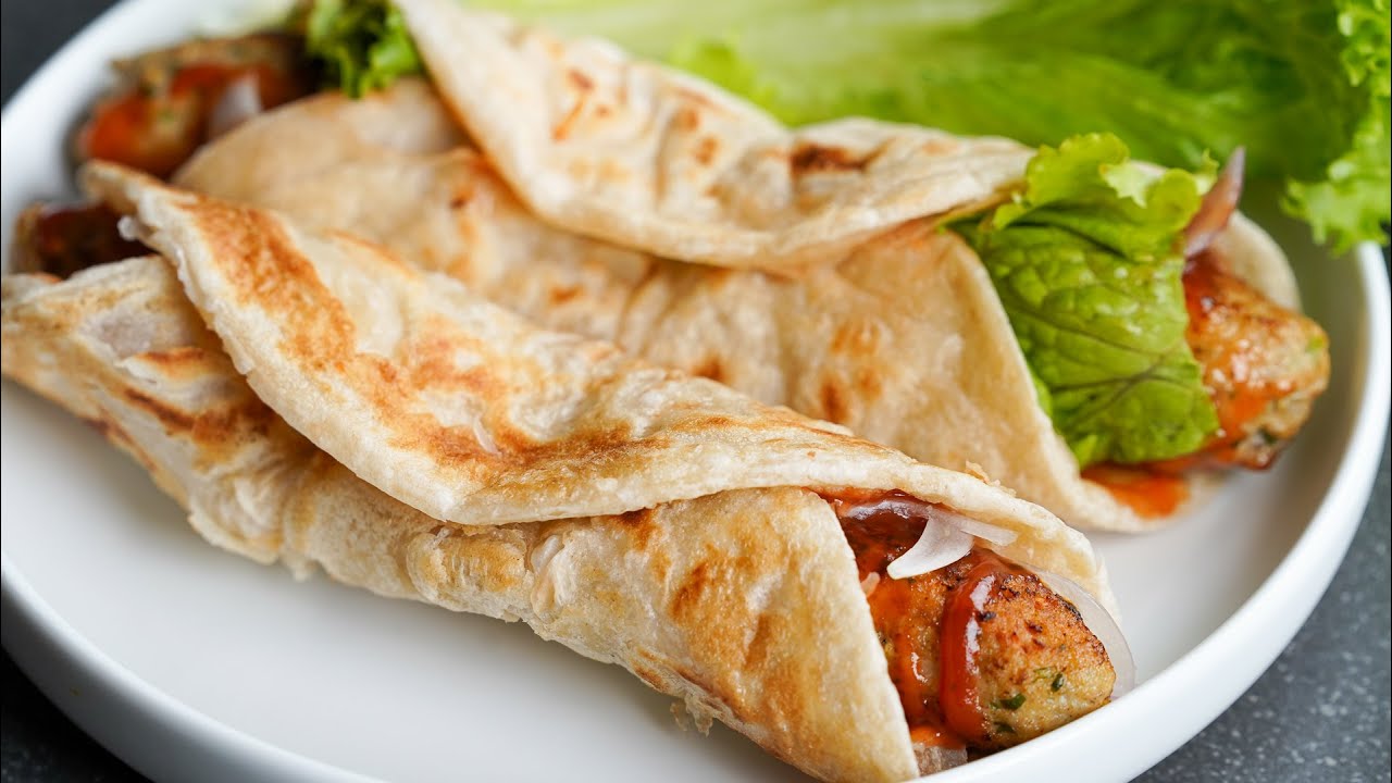 Chicken Kebab Roll | Chicken Kebab Snacks | Chicken Roll Recipe | Chicken Kathi Roll | N'Oven Foods