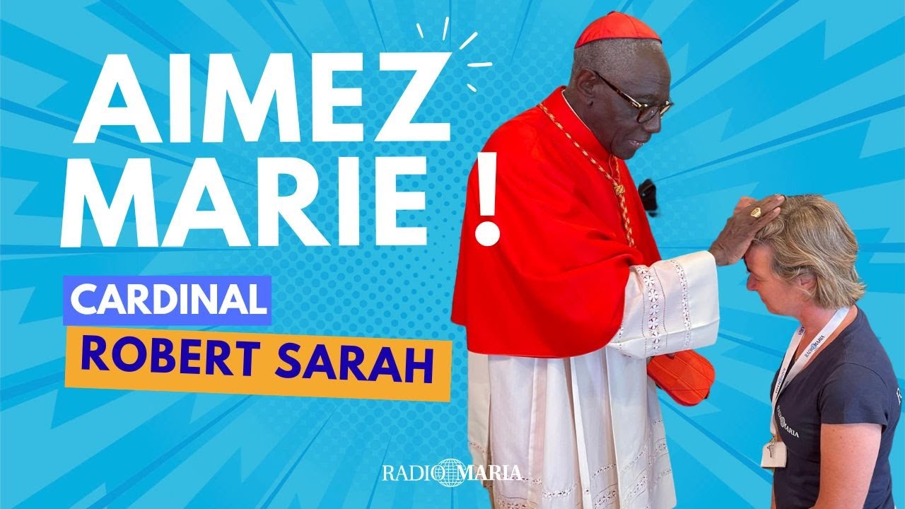 🎤🙏 Le Cardinal Robert Sarah livre un message puissant à la question posée par Laure #RadioMaria ! 💬🔥
