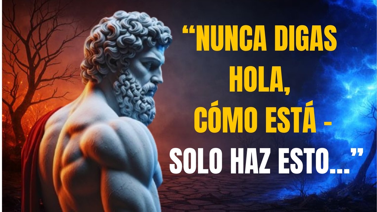 SOLO DI ESTAS 11 PALABRAS ESTOICAS Y ATRAERÁS A CUALQUIERA | ESTOICISMO