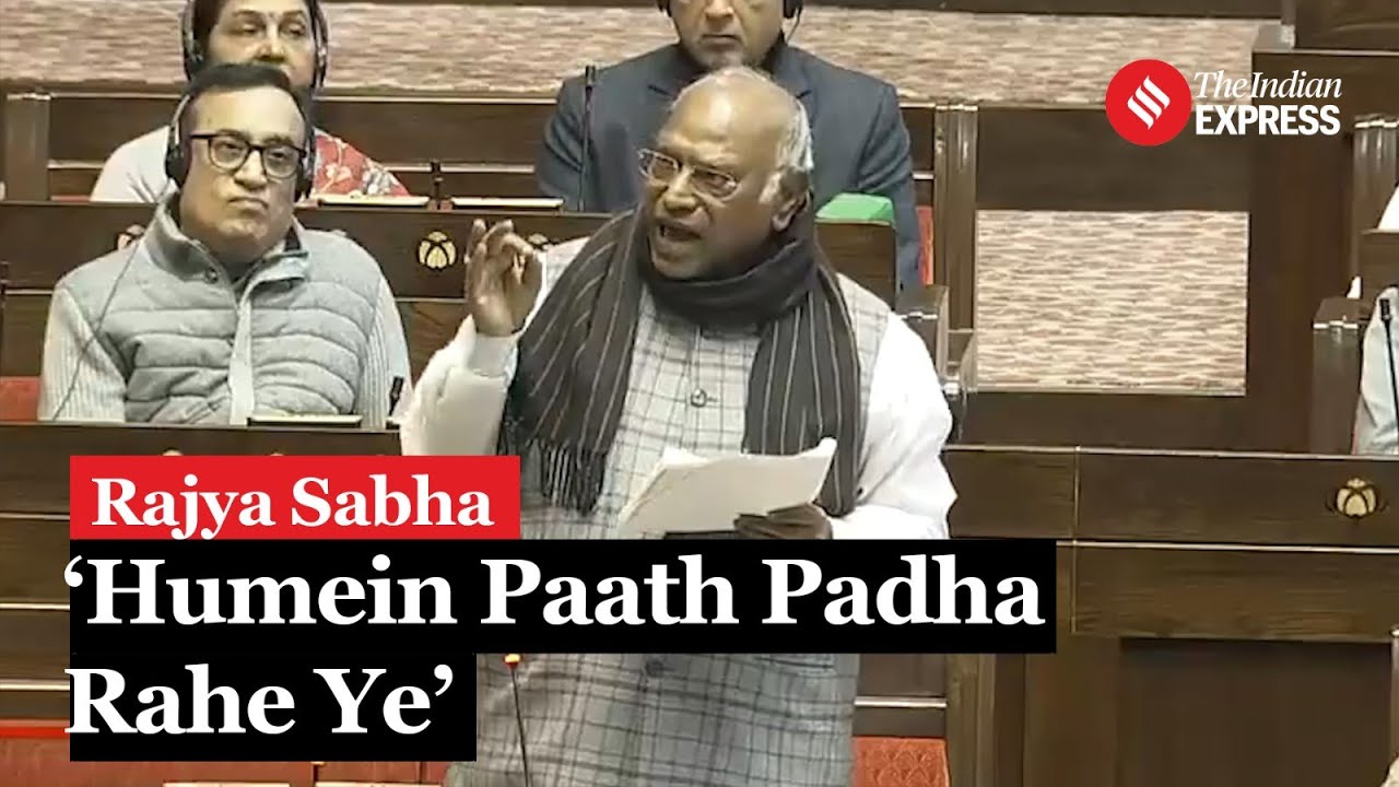 Mallikarjun Kharge In Rajya Sabha: Congress Championed Voting Rights For Women, RSS Opposed