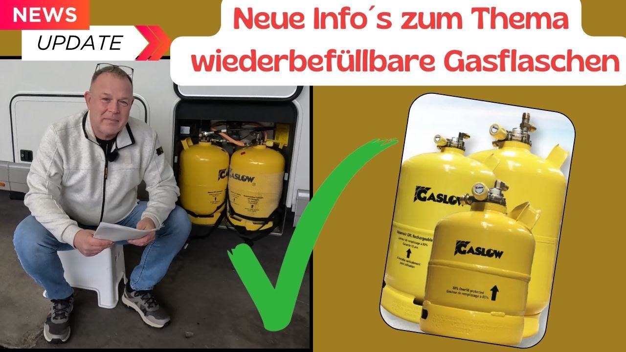 GASLOW🔥WIEDERBEFÜLLBARE GASFLASCHEN🔥UPDATE * ES GIBT WAS NEUES!
