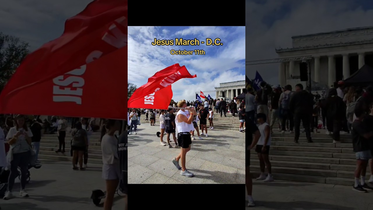 Jesus March in D.C. #Jesus #God #Christian #Believe #Faith #Love #WashingtonDC #Revival