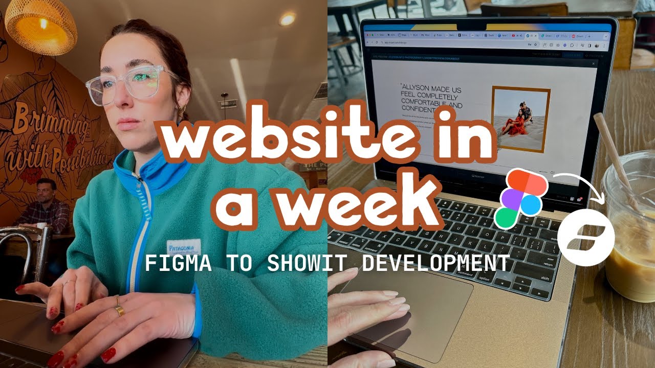 WEBSITE IN A WEEK VLOG | Figma to Showit.co Web Design