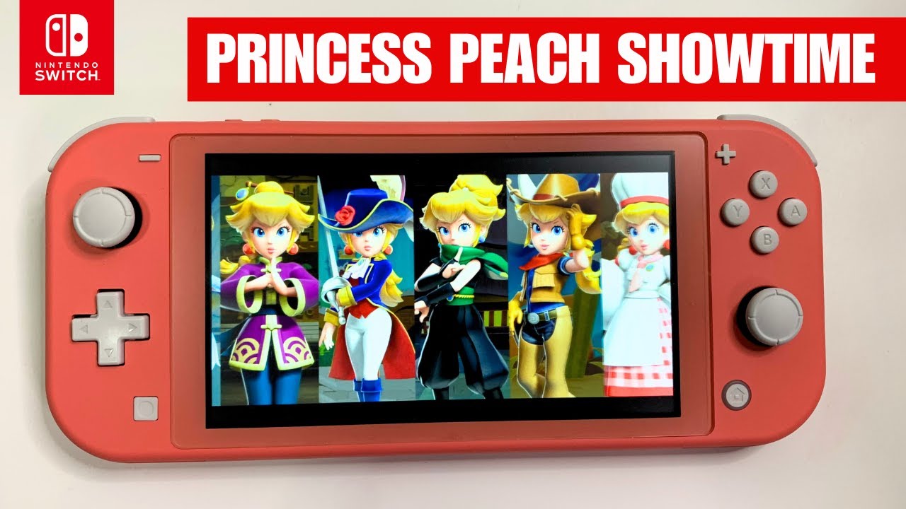 Princess Peach Showtime Gameplay on Nintendo Switch Lite