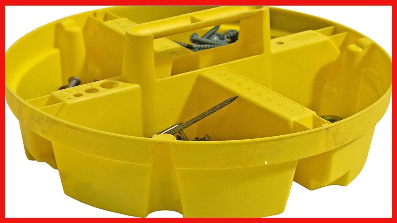 Bucket Boss - Bucket Stacker Small Parts Organizer, Bucket Organization (15051) , Yellow