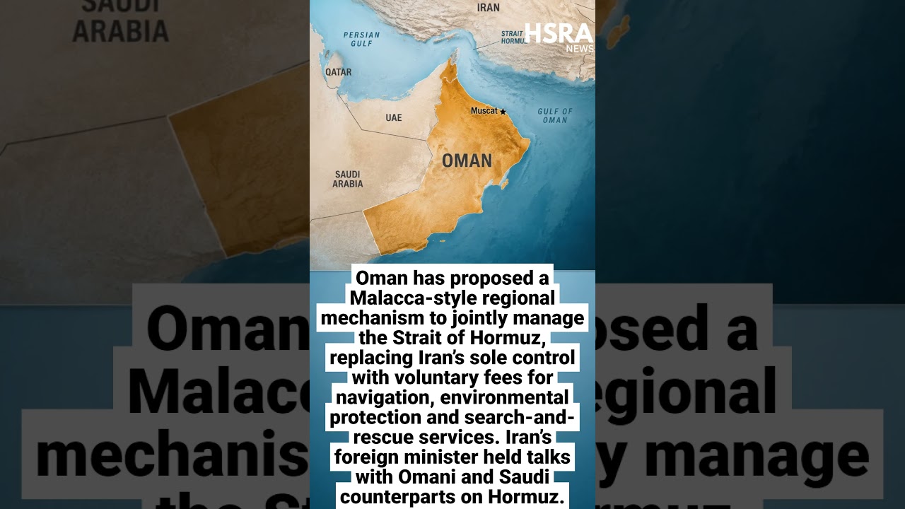 Oman Proposes Malacca-Style Strait of Hormuz Deal #shorts #breakingnews #iran #oman #saudiarabia