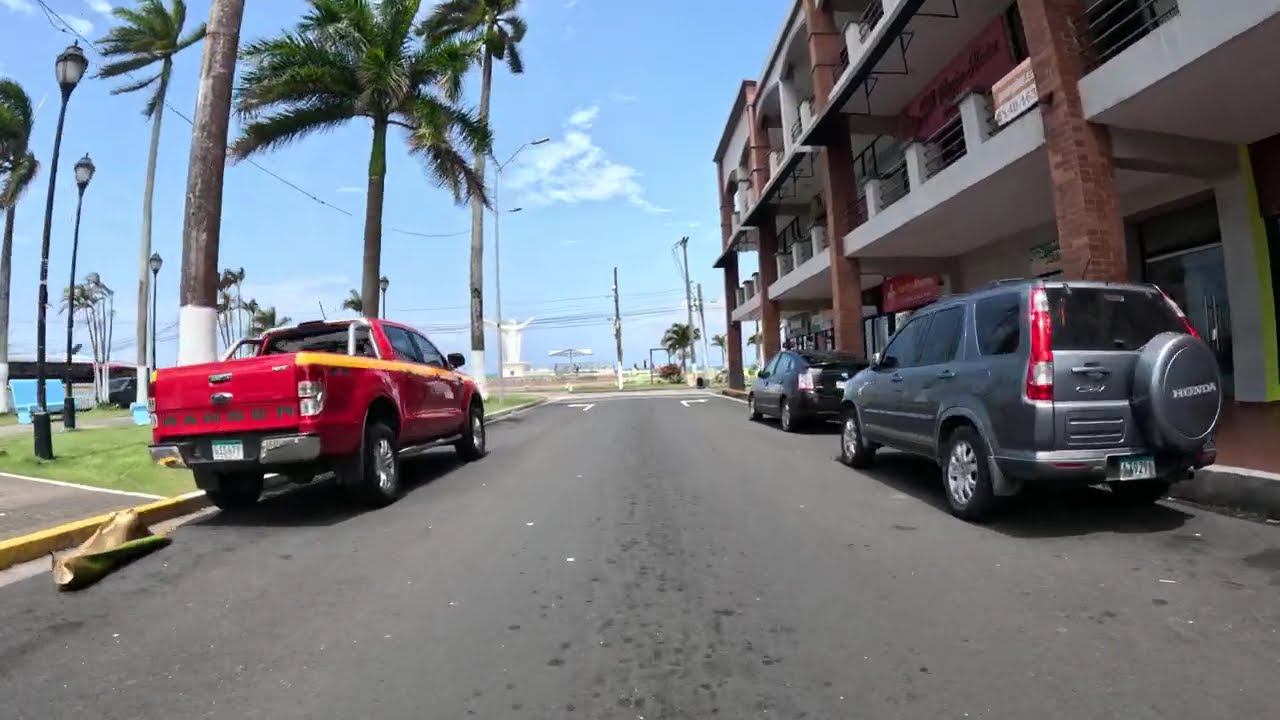 Colón, Panamá, City Center - Scenery Drive 4K