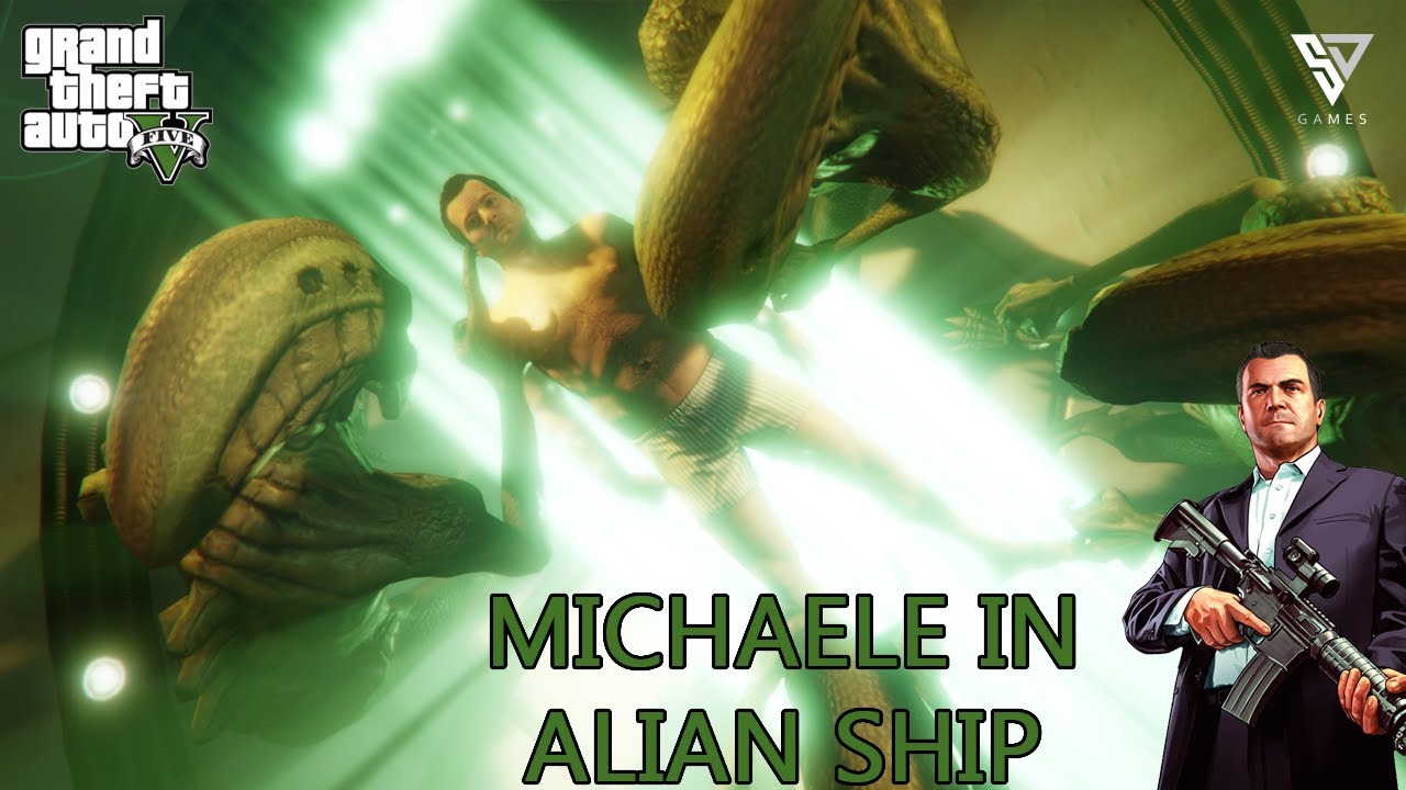 MICHAEL IN ALIAN SHIP | GTA 5 | GAME PLAY | SD GAMES