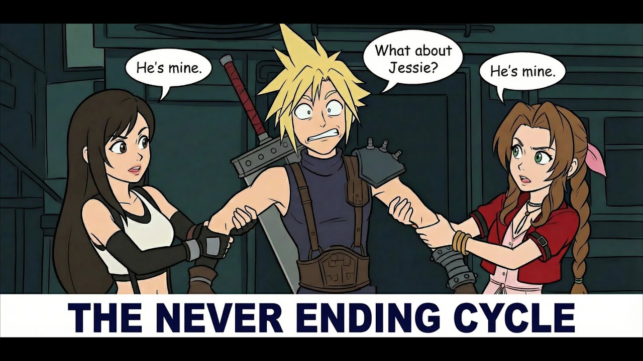The FF7 Shipping Fandom makes you lose brain cells 