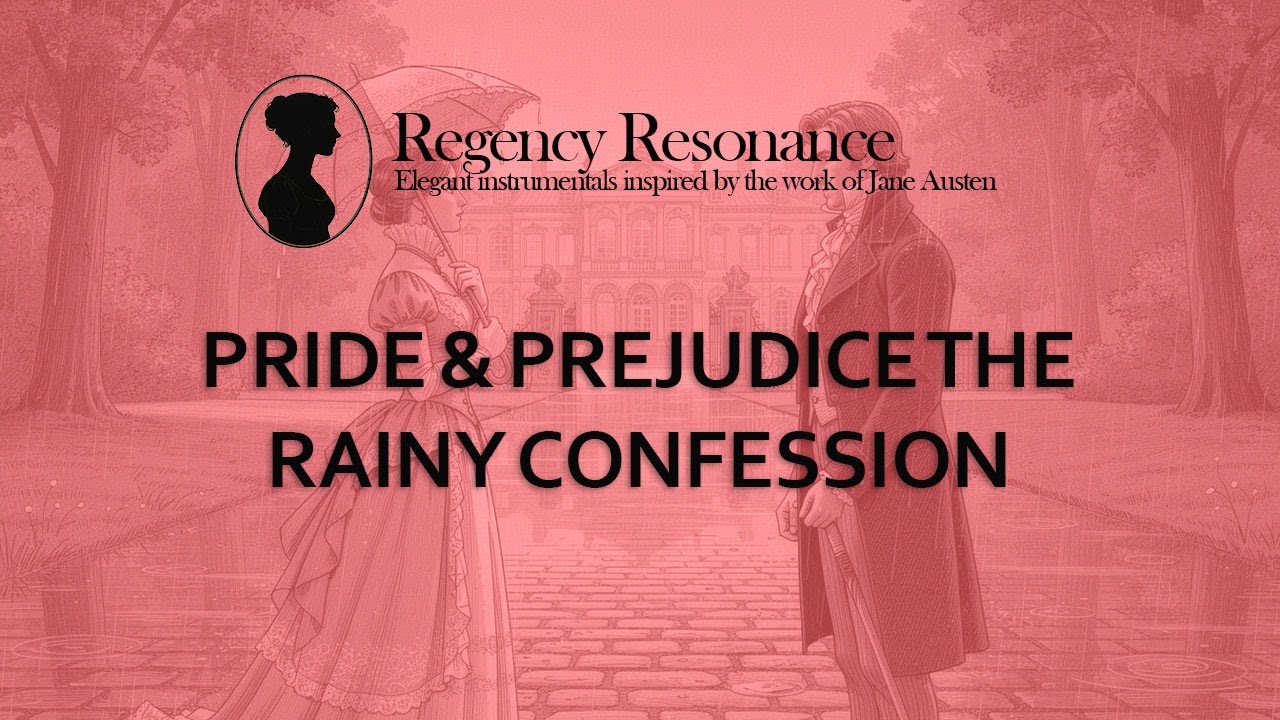 Pride and Prejudice — The Rainy Confession | 1 Hour of Regency Instrumentals Inspired by Jane Austen