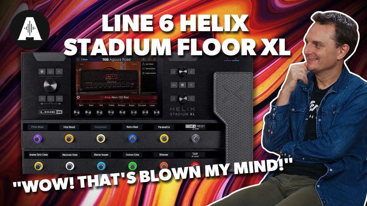 Line 6 Helix Stadium Floor XL - Amp & Multi-FX Processor Deep Dive!