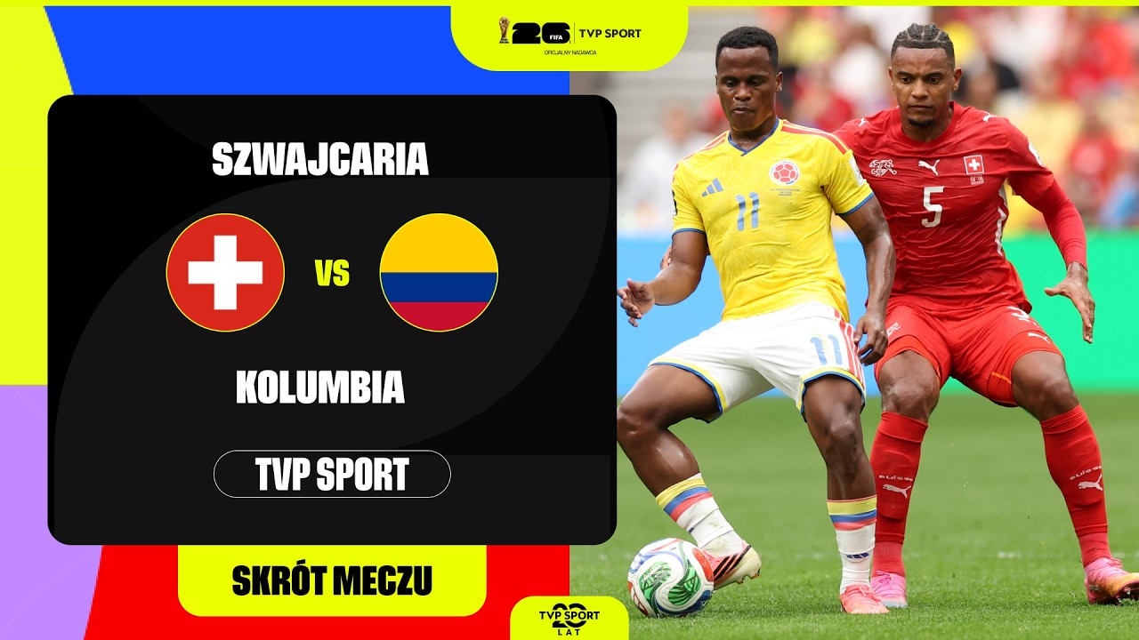 SKR&Oacute;T: MUNDIAL, 1/8 FINAŁU: SZWAJCARIA &ndash; KOLUMBIA. WYGRANY TRAFIA NA ARGENTYNĘ!