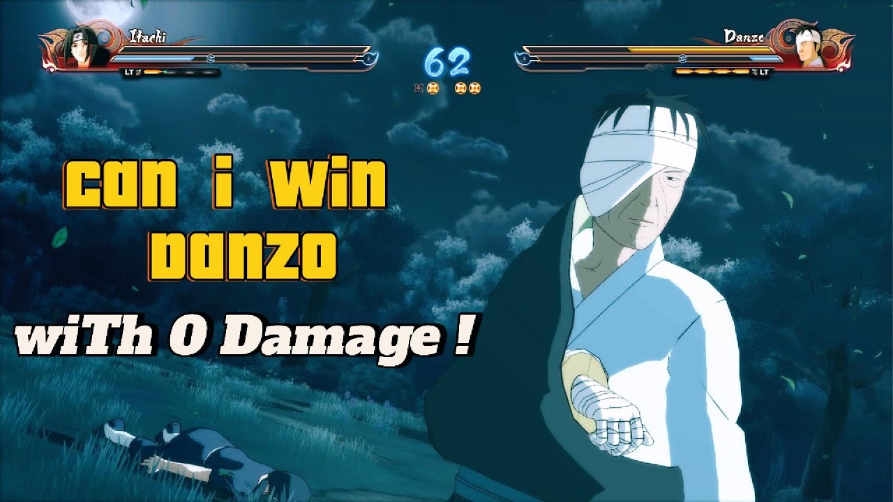 Can i win Danzo with 0 Damage 🤔 ? Naruto Shippuden Ultimate Ninja Storm 4 VS Battle MODE Gameplay !