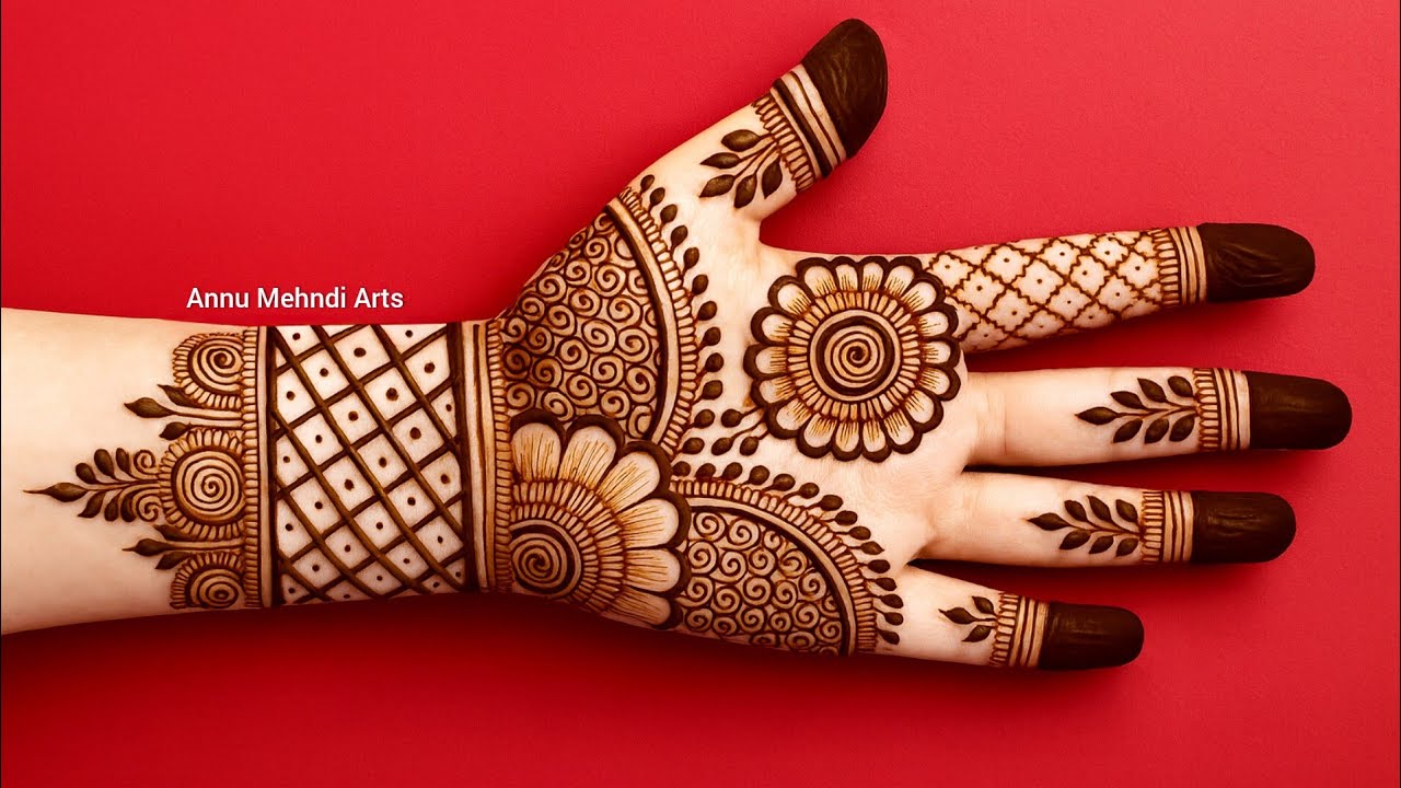 New stylish mehndi design | Front hand mehndi design | Mehandi ka design | Mehndi design | Mehndi ✨