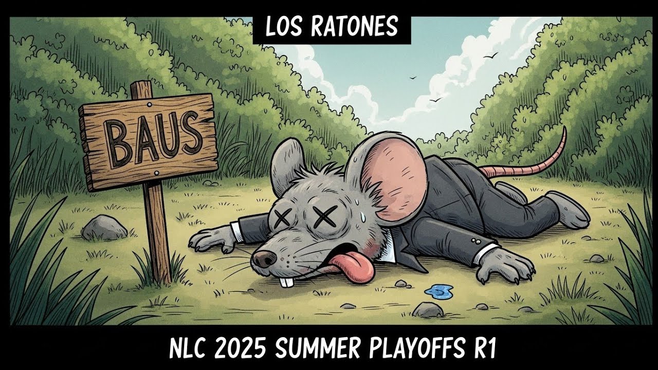 🐭 BAUS Y SU ESTRATEGIA DE ENTREGAR EL ARRUGADO | LR vs KAOS | NLC 2025 SUMMER PLAYOFFs Round 1