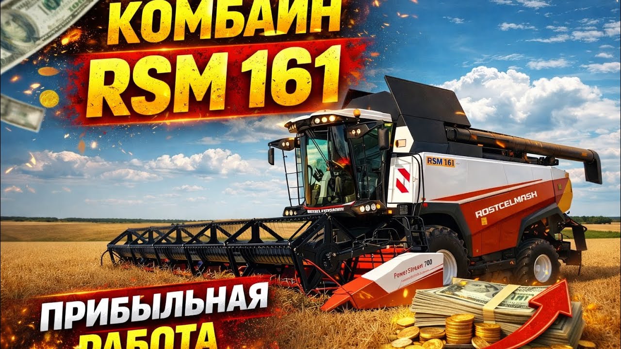 Ни шанса для урожая: Комбайн RSM 161
