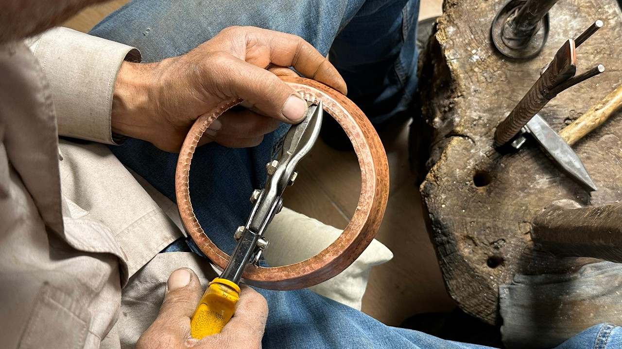 From Flat Copper to Beautiful Wooden Coffee Kettle | Watch the Craft