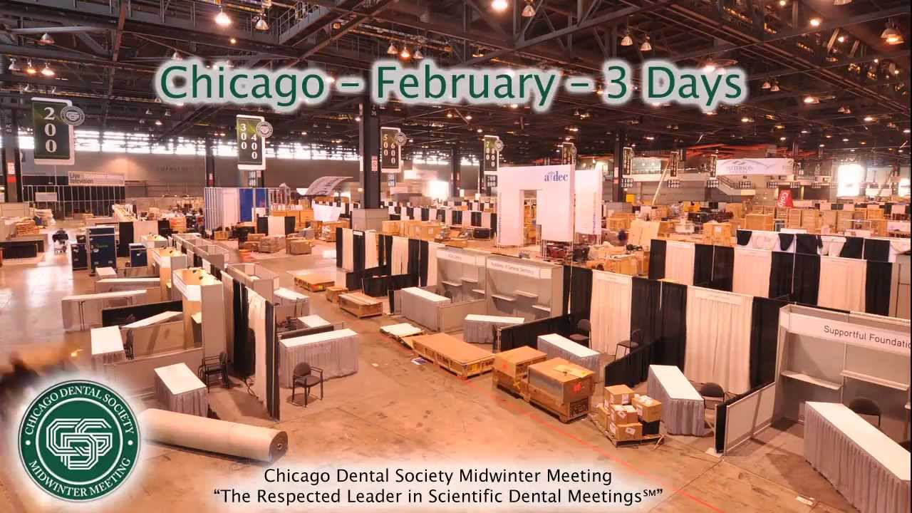 McCormick Place Tradeshow Floor Time Elapse