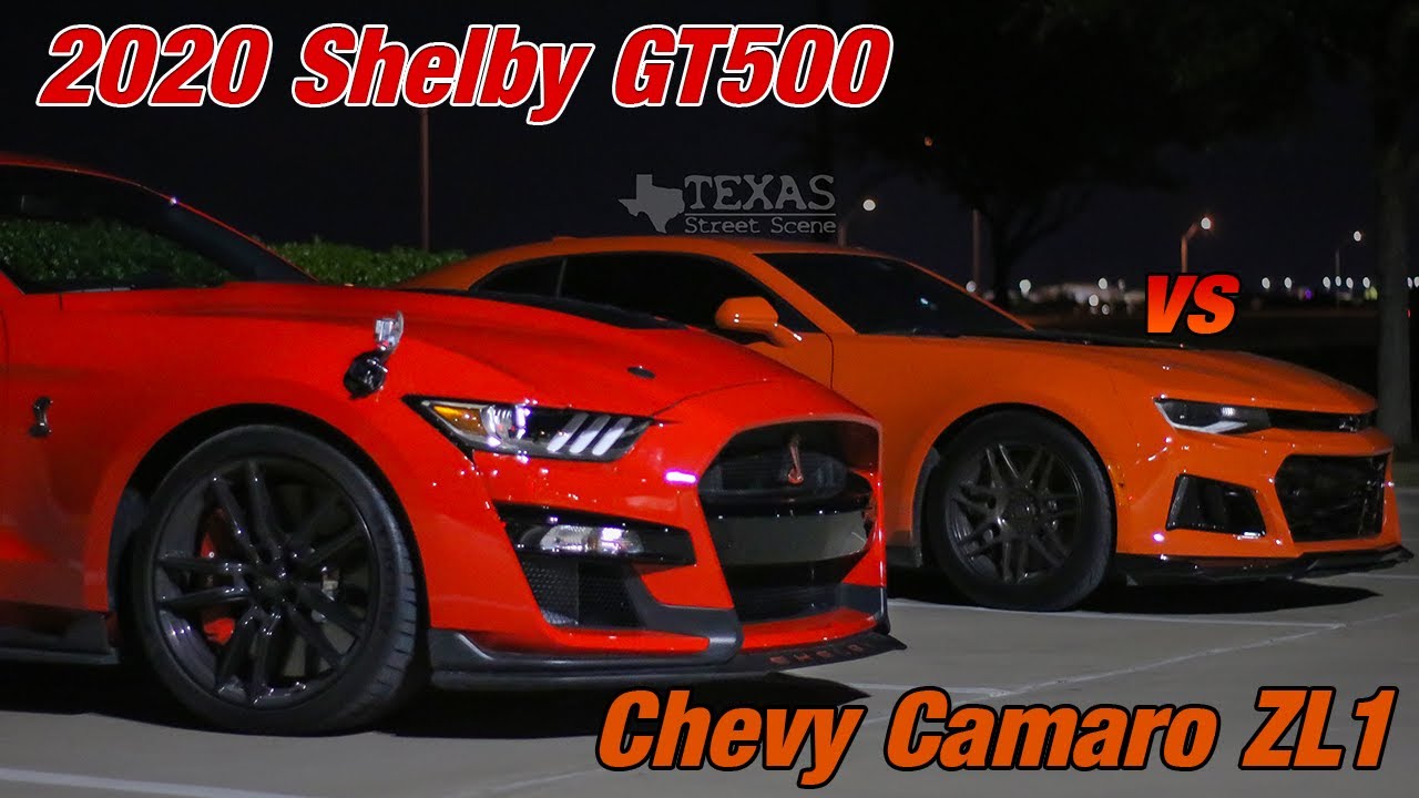 2020 Shelby GT500 vs Chevy Camaro ZL1