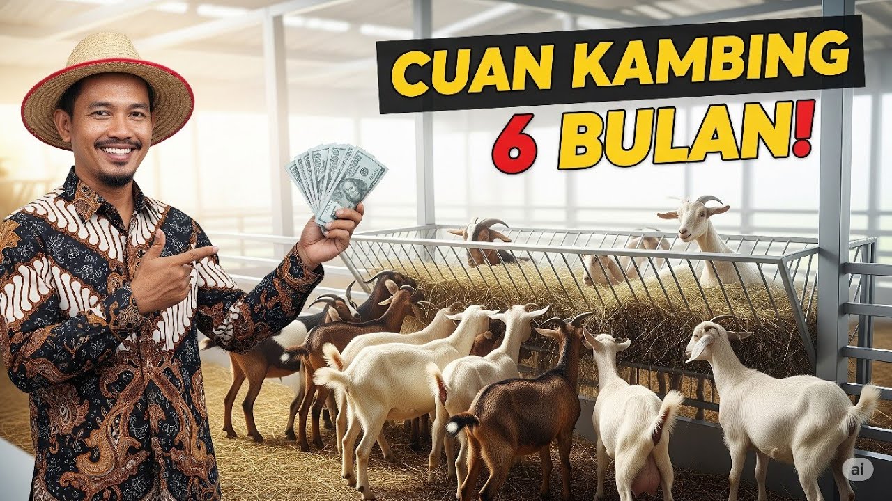 Ternak Kambing 10 Ekor, Untung Berapa? Simulasi Nyata Bisnis Kambing!