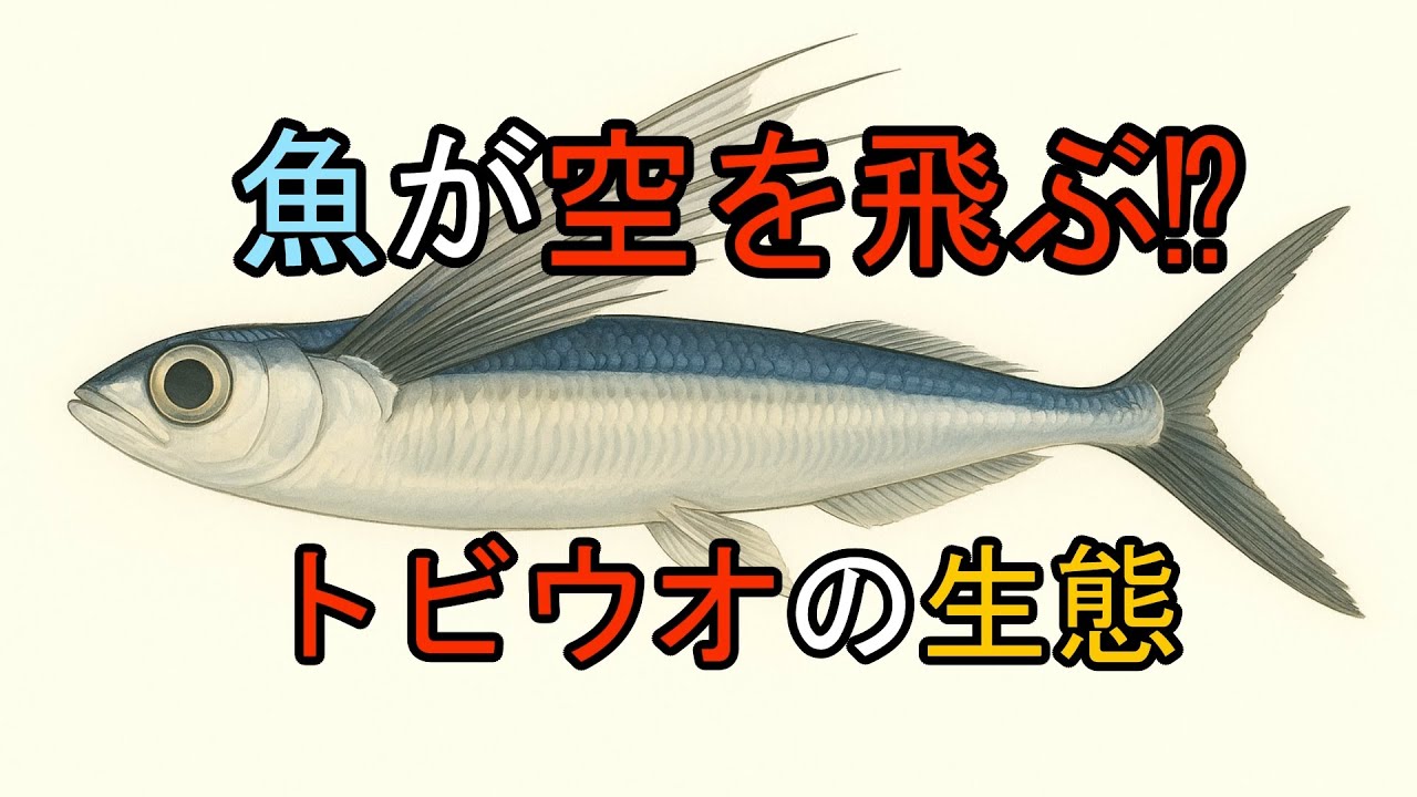 魚が空を飛ぶ⁉トビウオの生態 #魚釣り #魚