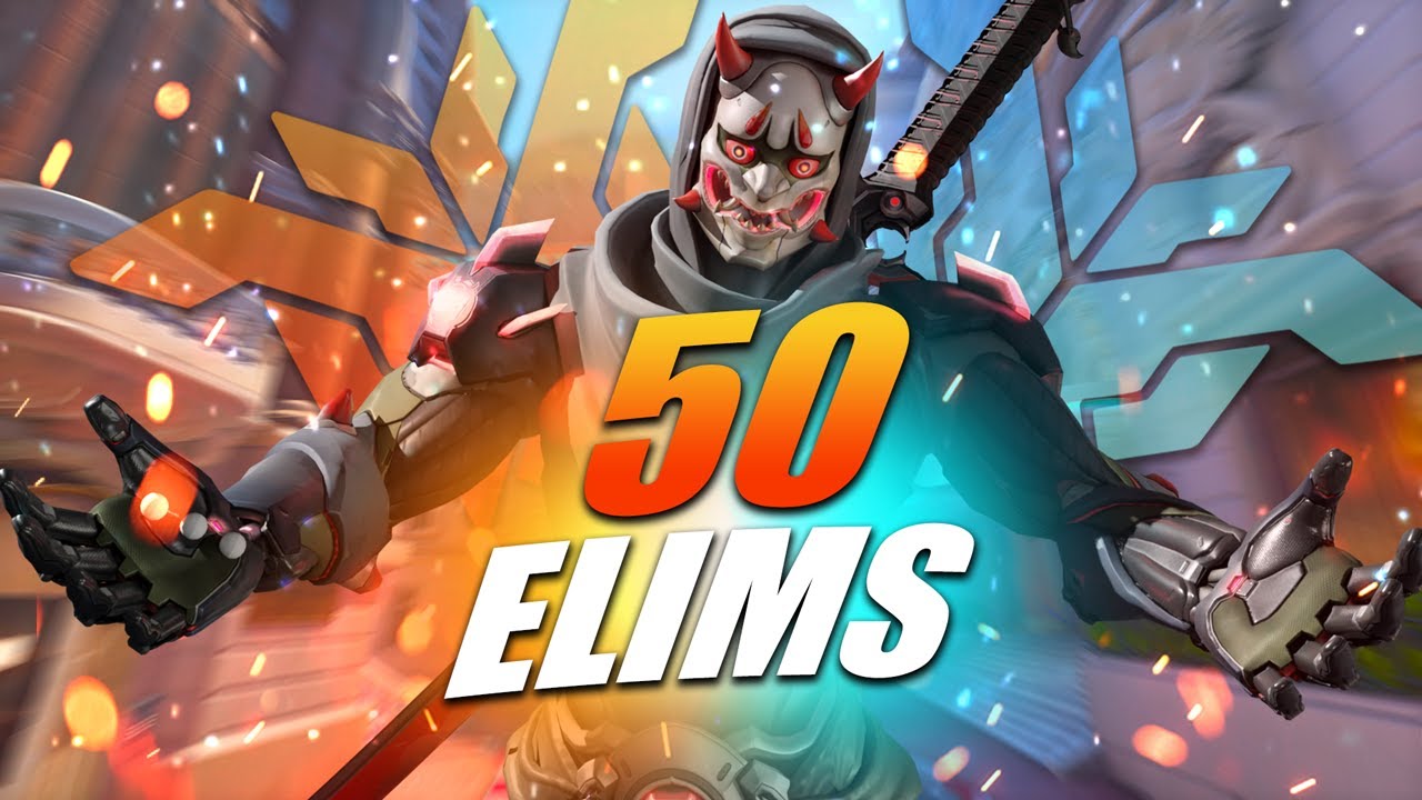 How I got 50 eliminations with 18,000 dmg on the WORST map on Genji in Grandmaster 1 (full gameplay)