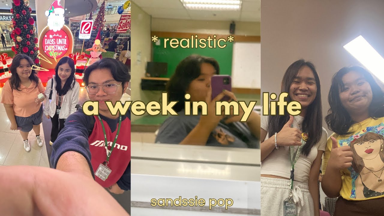 a realistic uni week in my life DLSU || raw edit; no capts & bgm