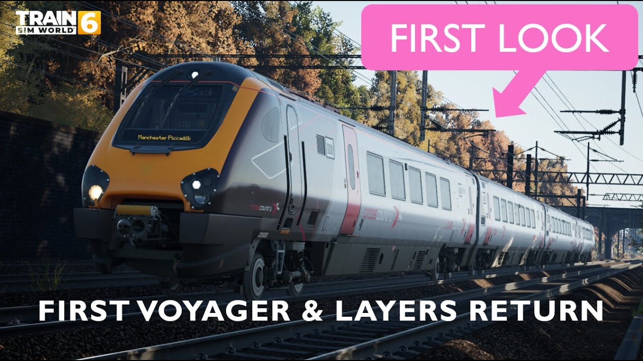 My First Voyage and Layers Return | TSW6 Manchester Airport Commuter | Class 220 | Driver's POV