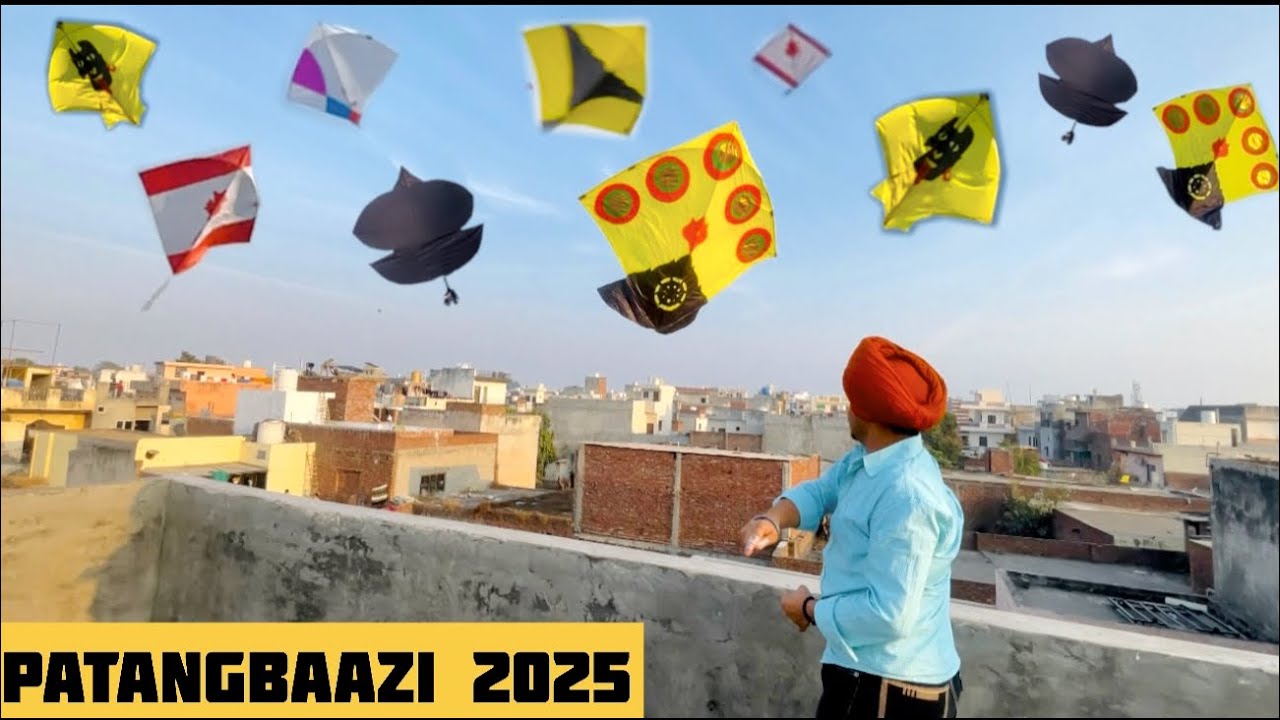PATANGBAAZI 2025 ❤️🪁|| KITE VLOG AMRITSAR || @gaganmajhavlogs 