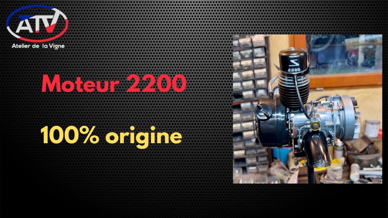 Solex 2200 : un moteur 100% origine
