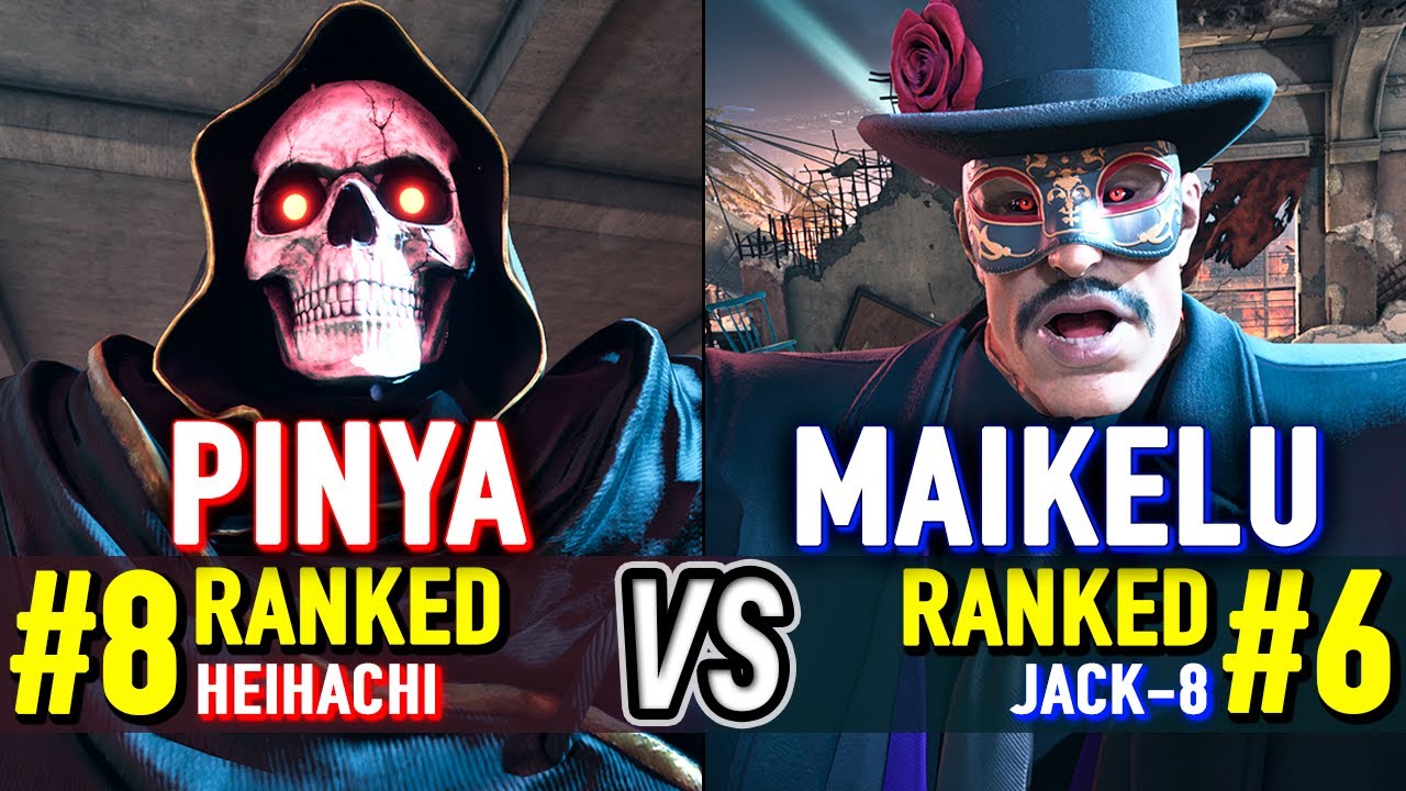 T8 🔥 PINYA (#8 Ranked Heihachi) vs MAIKELU (#6 Ranked Jack-8) 🔥 Tekken 8 High Level Gameplay