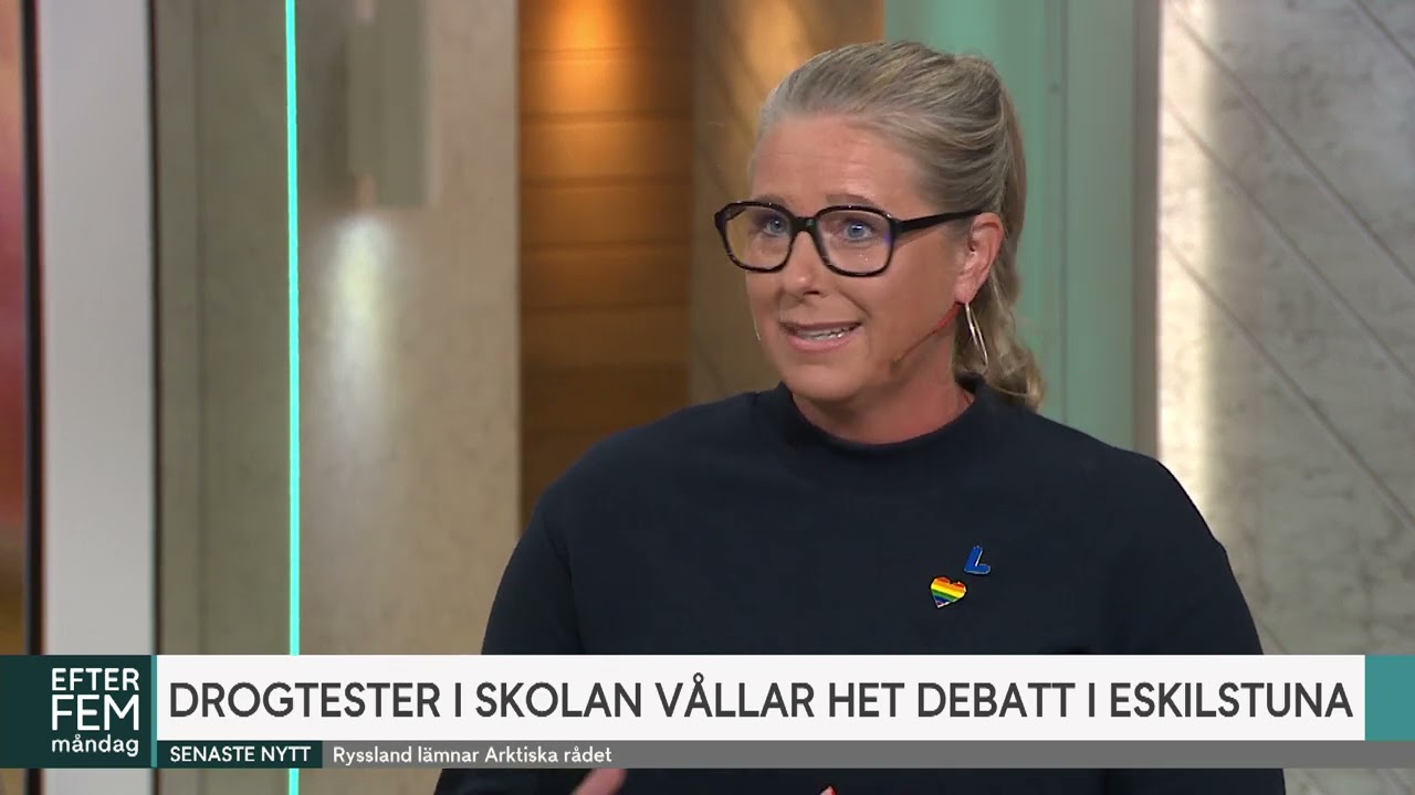 Kommunens krisdrag – vill införa drogtester i skolan | Efter fem | TV4 & TV4 Play