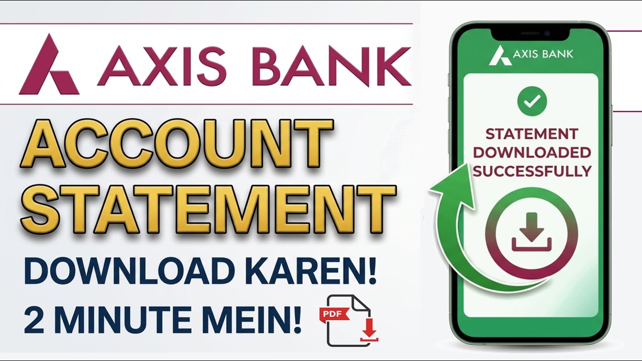 Axis Bank Account Statement Download Kaise Kare | Consolidated Statement |