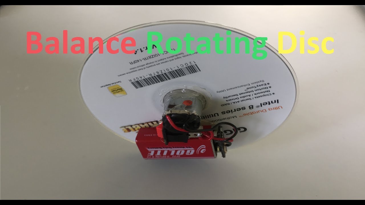 How to Make a Balance Rotating Disk at Home