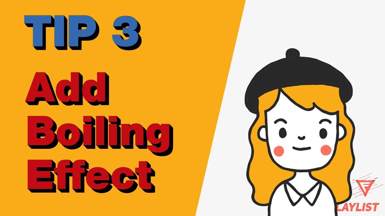 How to add a Boiling effect to text/layers | After effects Tutorial
