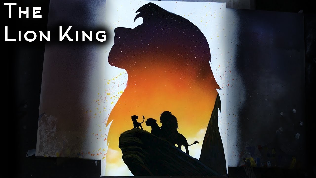 The Lion King - SPRAY PAINT ART by Dmitry Koznev
